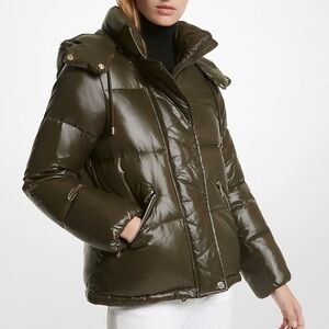 NWT olive green mk jacket